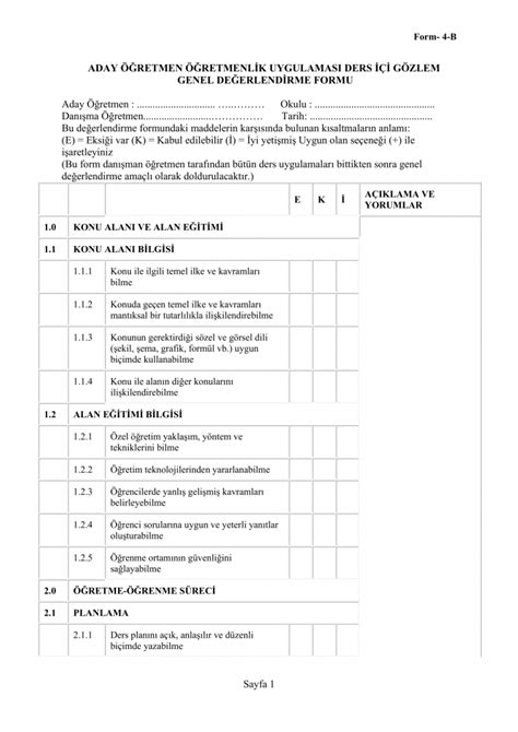 form 4b aday öğretmen görüşleri